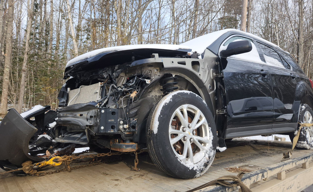 Accident recovery - Totman's Towing, Belfast, Maine, Waldo County