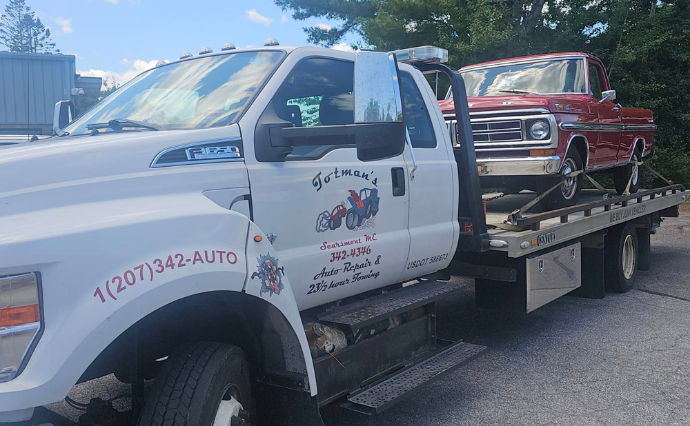 Towing services, Belfast, Belmont, Maine, Waldo County